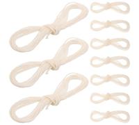 10 Pièces Corde D'accordage de Erhu en Coton Blanc pour Entretien
