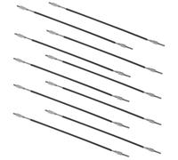 10 Pièces Cordier de Violon en Métal Pièce de Rechange | Accessoire de Remplacement, Installation Facile, Finition Soignée, Usage Sûr, Adapté au Violon 1/2, Argenté