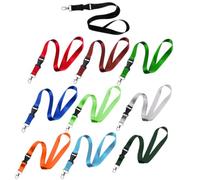 10 Pièces Cordon de Cou en Nylon Détachable Clip Homard | Carte D'identité et Carte Scolaire, Usage Bureau, Entreprise ou Projet, Design Pratique Couleur Aléatoire