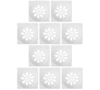 10 Pièces Couvercle de Nid Creux à Clip Rapide, Plastique Blanc | Installation Facile, Usage en Cage D’élevage, pour Matériel de Nidification, Éleveurs D’oiseaux et Aviculture