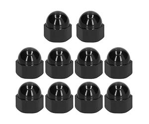 10 Pièces Couvercles D'écrou Hexagonal Tête Hexagonale Dôme Boulon Couvre écrou Protection Dôme Bouchons En Plastique Noir Fixation Matériel Fournitures Pour Industriel(M5)