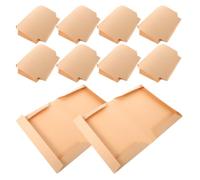 10 Pièces Couvertures de Livres Kraft Autocollantes A4 en Papier