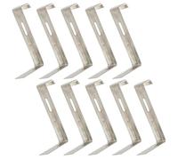 10 Pièces Crochet pour Tuile Clips Fixes en Fer, Pinces de Toit | Remplacement de Clip de Réparation, Fixation Tuile, Clip pour Tuile Métallique, Stable et Compact