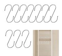 10 PièCes Crochet Seche Serviette, Crochets De Radiateur de Salle de Bain en MéTal, Crochet Serviette Salle de Bain, Crochets de Radiateur de Salle de Bain Robustes pour VêTements et Serviettes