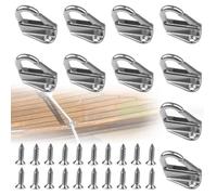 10 Pièces Crochets de Fixation bâche Acier Inoxydable: 316 Inoxydable Crochets bâche remorque, Ressort Pratique Crochets Filets remorque, Ressort Acier Inoxydable, für remorque, Bateau,