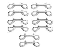 10 Pièces Crochets Double 9Cm en Fer | petite taille, fer alliage, pour grange et écurie, lot de 10