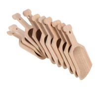 10 Pièces Cuillère à Thé en Bois Japonaise, Petite | Bois Kaki, Usage Polyvalent, pour Maisons de Thé Cuisine, Accessoire Compact au Charme Japonerie