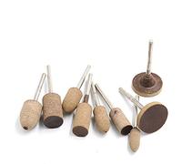 10 pièces cuir polissage tête de meulage roue électrique Mini meuleuse foret outils électriques rotatifs accessoires pour métal Jade bois, cylindre 2.35mm, 12 MM