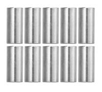 10 pièces d’écrou de raccord rond à filetage femelle M10 x 1,5, écrou d’accouplement en acier inoxydable de 14 mm de longueur et 30 mm de diamètre - Kit d’écrous d’accouplement