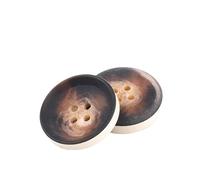 10 pièces d'accessoires de Couture de Boutons en résine à 4 Trous, Tailles de vêtements complètes, Boutons décoratifs en Plastique, Bricolage Fait à la Main(NK048-14,20mm)