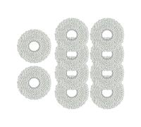 10 Pièces D'aspirateur Robot Remplacer Les Accessoires Mop Tissu Pièces Détachées, Compatible Pour Karcher RCV 5 Plus