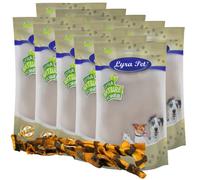 10 pièces de bâtonnets Lyra Pet® XXL à base de peau de tête de bœuf avec tripe, d'environ 70 cm