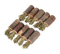 10 pièces de bâtons à mâcher comestibles pour lapin, prévention des calculs urinaires, jouet sûr