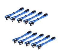 10 PièCes de Câble de DonnéEs de Port SéRie pour Lecteur à Semi-Conducteurs Sata3.0 avec Serrure Câble de DonnéEs 3.0 SéRie 6Gb/S 40Cm