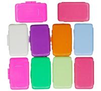 10 pièces de cire pour appareil dentaire, bandes de cire orthodontique aromatisées aux fruits avec étui rangement pour aligneurs, porteur d'appareil dentaire, supports, lingettes invisibles, style