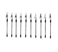 10 pièces de clips de table en métal, support robuste pour cartes de table avec base antidérapante, support de carte de place de bureau pour fête de mariage, note et affichage de p