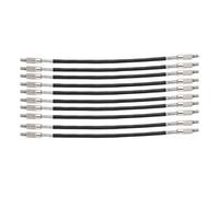 10 pièces de cordes de queue pour violon, remplacement de corde de queue en fil d’acier antidérapant, corde de queue en acier inoxydable revêtue de silicone offrant une résonance