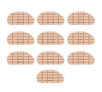 10 pièces de coussinets pour sabots de cheval en bois, coussinets d’entretien des sabots de vache imperméables et respirants pour chevaux et vaches, fournitures de maréchal-ferrant