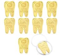 10 Pièces de Fées des Dents, Cadeaux de Fées des Dents, Pièces Commémoratives pour Enfants Perdant Leurs Dents, Souvenirs de Mémoire, Or