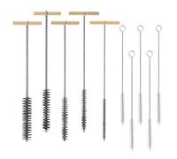 10 Pièces De La Brosse De Nettoyage En Acier Inoxydable, Nettoyage En Pierre En Spirale