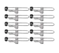 10 pièces de pinces à grille à levier, clips de fixation pour carrelage en acier inoxydable destinés à l’installation de plafonds suspendus, pinces de serrage multifonctionnelles