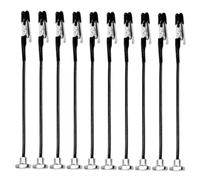 10 pièces de pinces crocodiles magnétiques flexibles pour tests électriques, pinces de bricolage pour cartes de notes, supports de menus de cuisine, clips photo