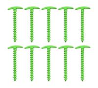 10 Pièces de piquets de Tente Robustes pour Camping, piquets de Sol en Nylon Portables pour randonnées, anchoring Polyvalent pour Plage, Tente, Montagne et activités extérieures