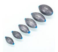 10 pièces de plombs de pêche en forme d'olive, 5g/7g/10g/15g/20g/30g, avec un noyau en plastique, convient pour la pêche à longue distance 7g,10g,15g,20g,30g,5gAlliage de fer