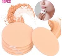 10 pièces de poudre de maquillage respirante pour le visage BB Creme Puff Outil cosmétique