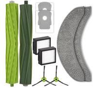 10 Pièces de rechange compatibles avec l'aspirateur Robot iRobot Roomba Combo j7, Combo j7+, Combo j9+, Combo 10 Max 2 Chiffons De Vadrouille 2 Filtres HEPA 2 Sacs à Poussière 2 Brosses Latérales