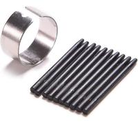 10 Pièces De Remplacement Ack-20001 Plumes De Stylo Wacom Pour Wacom Intuos 3/4/5 / Pro Bamboo Cte Mte Ctl Cth Avec Outil De Retrait De Pointe De Stylo