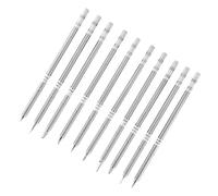 10 pièces de remplacement de pointes de fer à souder série T12 pour station de retouche FX951 pointes de soudure stables idéales pour la réparation électronique de circuits (Paquet de 10)