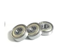 10 pièces de roulement à billes à gorge profonde avec bride for poulie, compatible avec les modèles mr105zz, 604zz, 606zz, 608zz, 623zz, 624zz, 625zz, 626zz, 635zz, 685zz et 698zz.