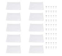 10 pièces de Ruban Protecteur Transparent pour Meubles Contre Les griffures de Chat, Protection Anti-Rayures pour canapé, Grand protège en PVC découpable avec vis pour Chats, (XL)