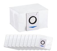 10 pièces de sacs à poussière accessoires pour Ecovacs Deebot X1 Omni / X1 e Omni / T20 Omni station d'aspiration, 3L grande capacité sacs à poussière de rechange
