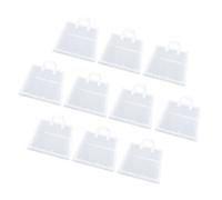 10 pièces de sacs fourre-tout en filet plastique transparent, 32x31,6 cm, en gros