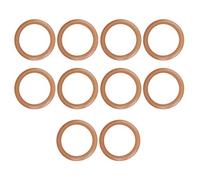 10 pièces de segments de piston pour compresseur d’air silencieux sans de 1500 W, anneaux d’isolation en caoutchouc pour cylindre avec résistance aux hautes températures, piè