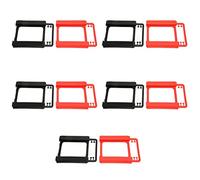 10 pièces de support pour disque dur 2,5 pouces, porte-disque dur HDD/SSD avec dissipation thermique améliorée, outil - plateau de lecteur 2,5 pouces gratuit pour ordinateurs