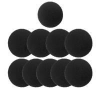 10 pièces de tampons filtrants à Charbon Actif, Filtre Rond, Tampon de Remplacement de Filtre à Charbon Actif, Tampon filtrant désodorisant Rond, adapté aux bacs à Compost jusqu'à 17 cm.