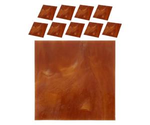 10 Pièces de Verre Mosaïque Marron pour Projets DIY et Églises | Verre, Transmission Lumineuse Élevée, Usage Polyvalent, Détails Soignés, Conserve Sa Beauté, Fournitures pour Vitraux