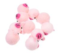 10 Pièces Décorations Petit Cochon en Feutrine de Laine, Charmant | Barrettes et Broches DIY, Léger et Pratique, Usage Scolaire, Nursery, Vêtements, Écharpes