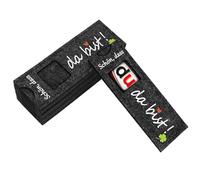 10 pièces d'emballage cadeau Duplo - Cadeaux d'équipe 'Heureux que tu sois là' - Pochette cadeau en feutre pour mariage, baptême, Noël, anniversaire, confirmation