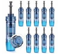 10 Pièces Dermapen M8S Cartouches 12 Pins, Microneedling Cartouche d'Aiguille de Rechange pour Ultima A8S M8S A9 Microneedling Stylo Derma Électrique (12Pins, 10Pièces)