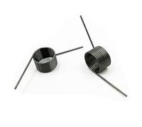 10 pièces diamètre de fil 0.6mm Type V Angle de ressort 60 90 120 180 degrés pince à ressort d'angle 3 tours bobine de ressort en métal(1.8mm(3 laps) 3mm,120 degrees)