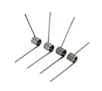 10 pièces, diamètre du fil 0,3, 1 à 5 spires, acier inoxydable 304, ressort en V, ressort à spire droite,0,3 mm x 4,5 mm x 5 tours (angle 180)