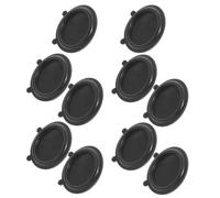 10 Pièces Diaphragme de Pression D'eau 73mm en Caoutchouc | Membrane Noire, Trous 5mm et Entraxe 46mm, Pièce Double Oreille pour Robinet et Usage Quotidien
