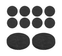 10 Pièces Disque de Graphite Rond Noir, Électrode et Joint | Feuille Graphite, Support Haute Température, Isolation Thermique, Conductivité, Industrie Chimique et Usage Atelier