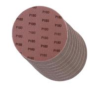 10 Pièces Disques de Ponçage Auto-agrippants Ø 225mm, Grain 180, Compatible avec Ponceuses Girafe et Murales, Idéal pour Bois, Métal, Plâtre, Durabilité et Efficacité Élevées