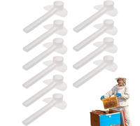 10 Pièces Distributeur D'eau Pour Abeilles, Abreuvoir Abeilles Ruche, Mangeoire À Abeilles En Plastique Pour Apiculture - Favorise La Santé Des Abeilles