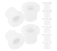 10 Pièces Douille Charnière Plastique, Réparation DIY Alignement | Bague Pivot Blanche, Mouvement Fluide et Silencieux, Prolonge la Durée de Vie, pour Appareils Combinés